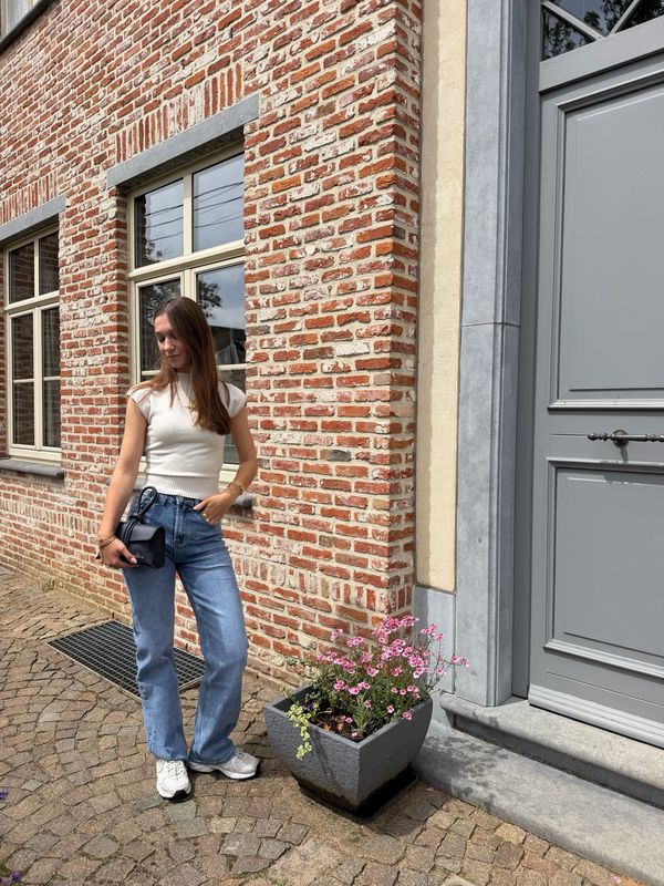 Ecru Gilet Top