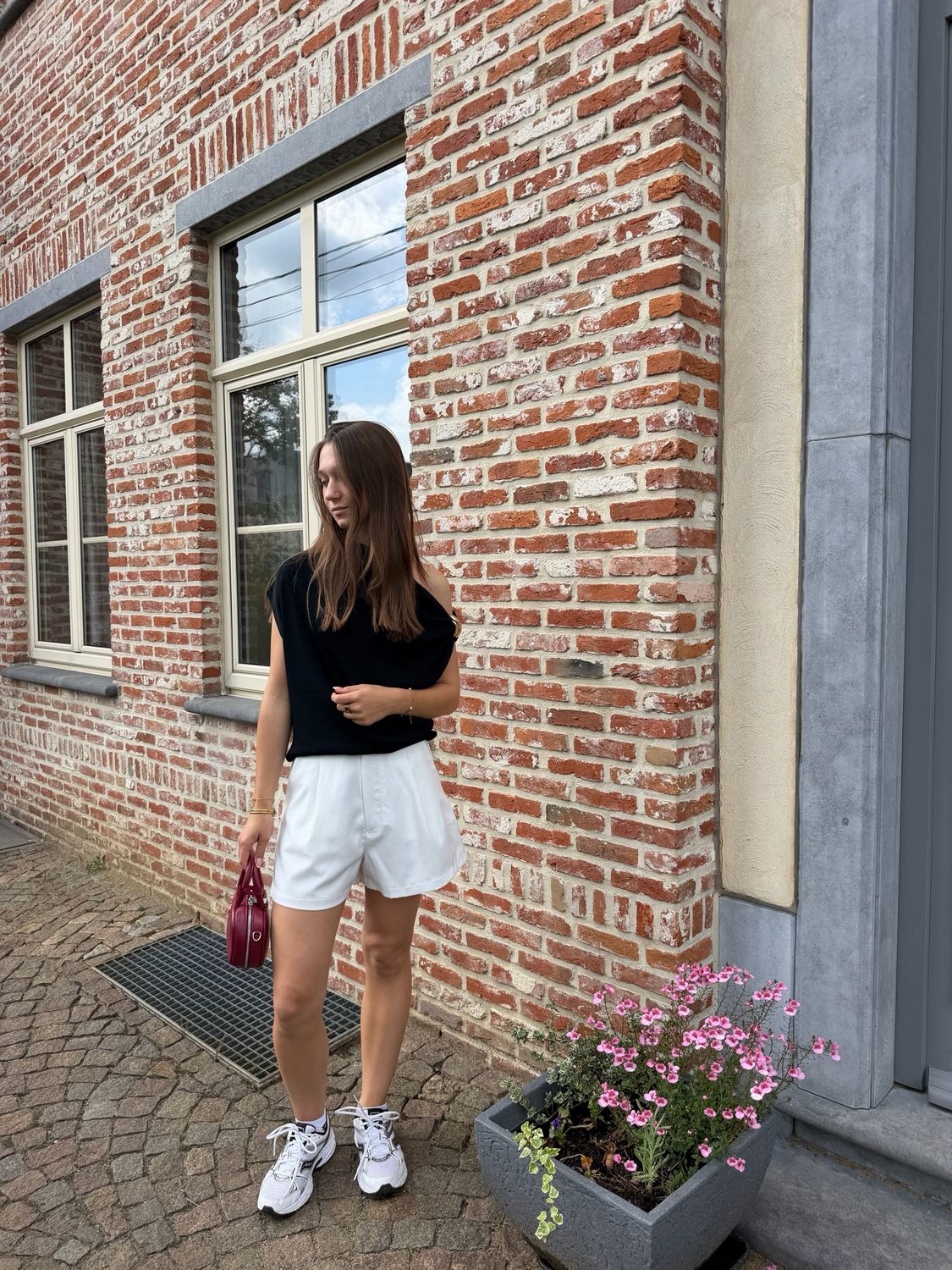 Pleated Shorts Wit