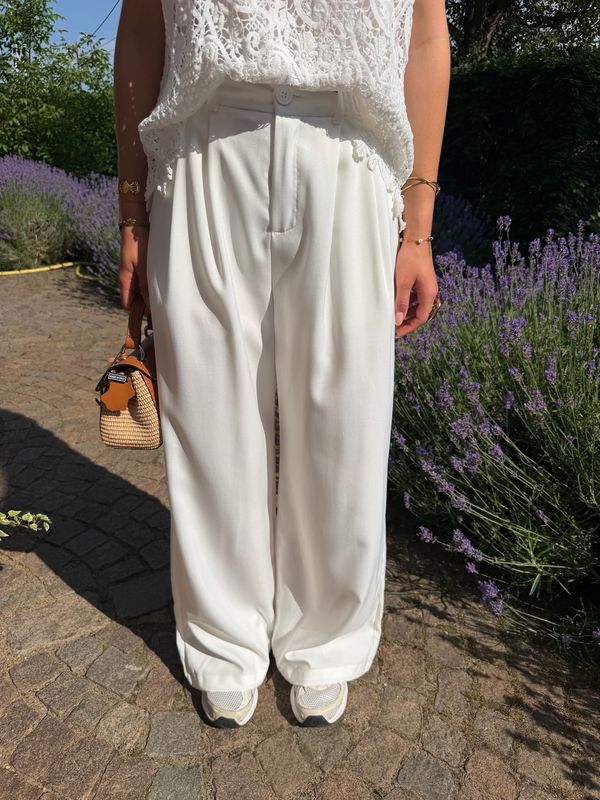 Classic White Pantalon