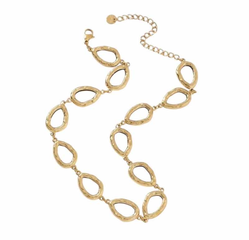 Oval Statement Necklace