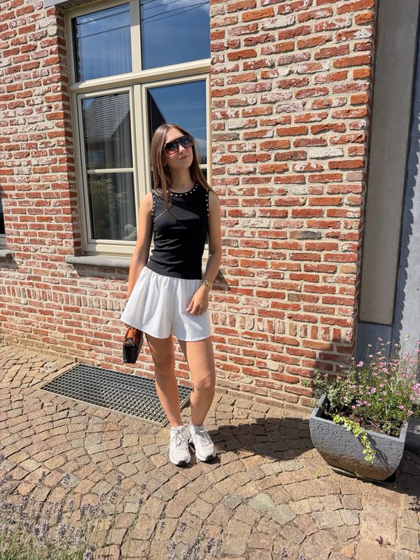 Studs Top Zwart