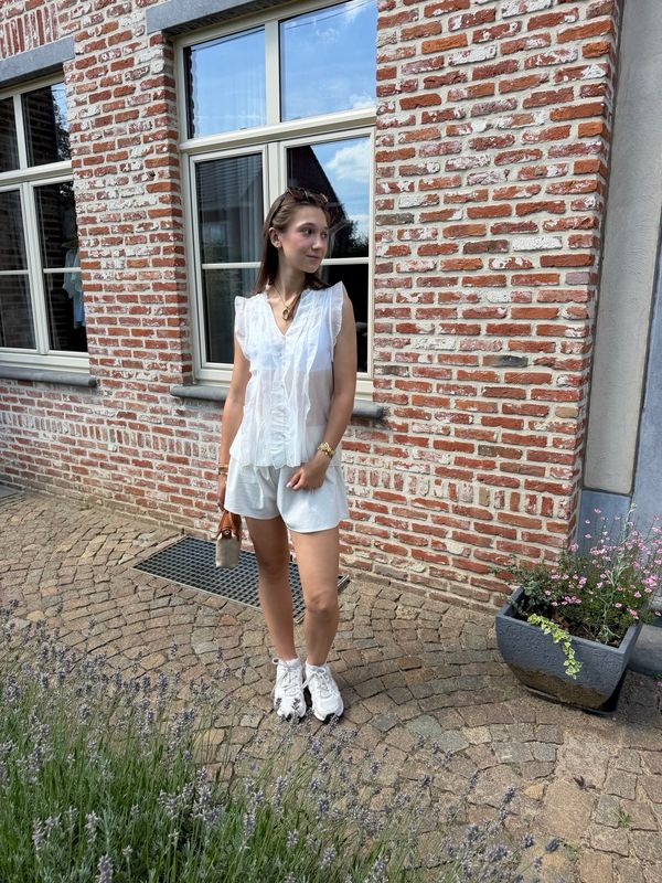 Lucie Blouse Wit