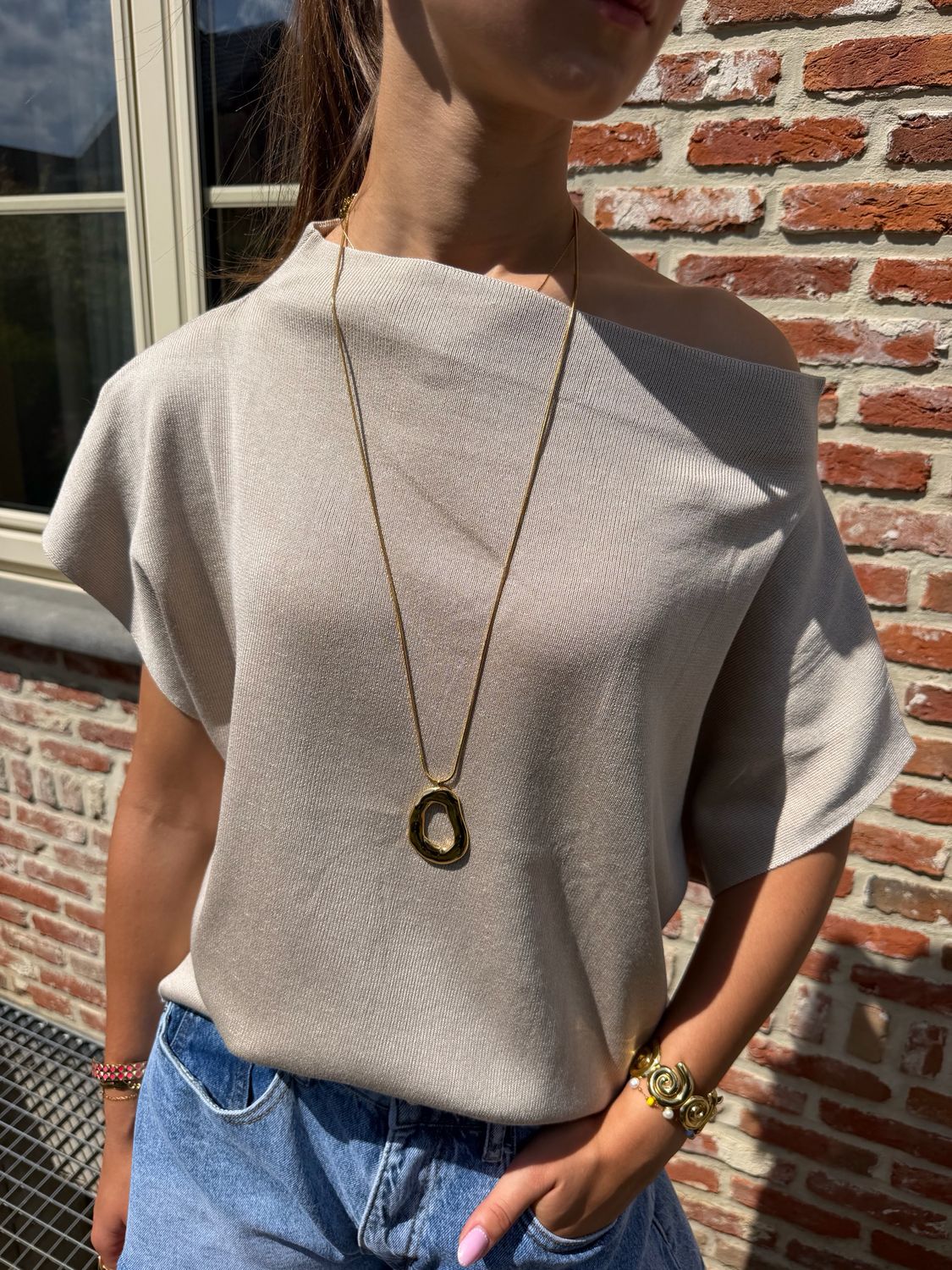 Claire Top Beige