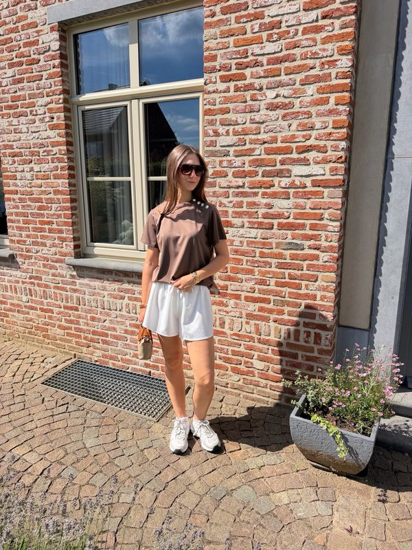 Linnen Short Wit