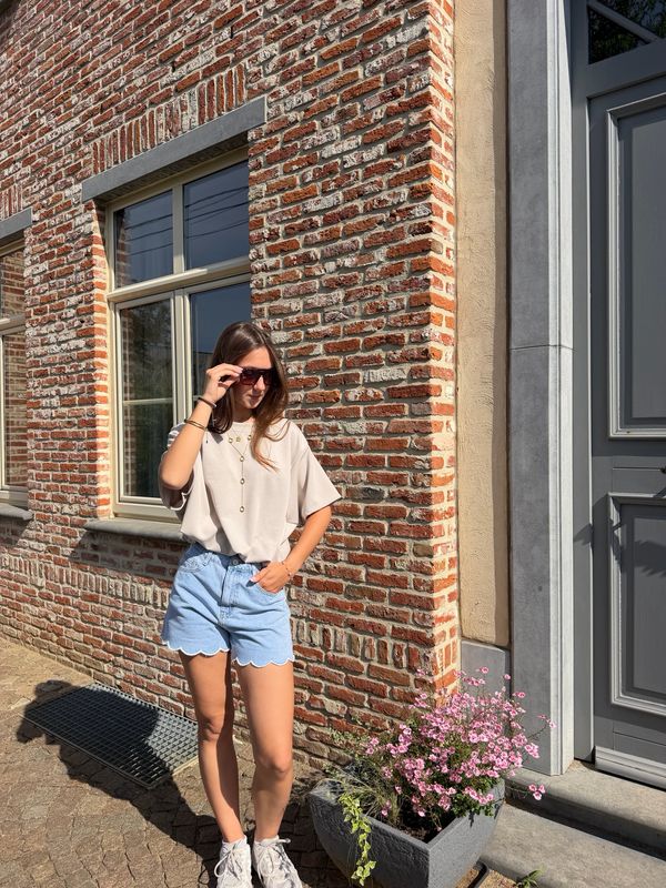 Lounge Tee Beige