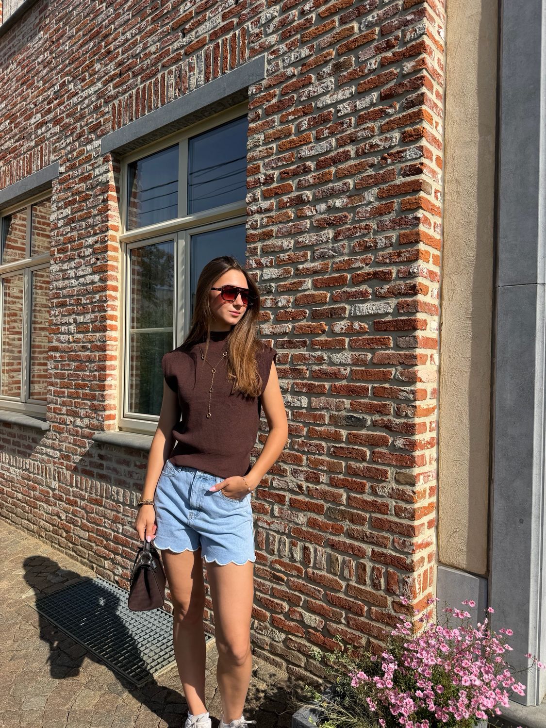 Noa Top Bruin