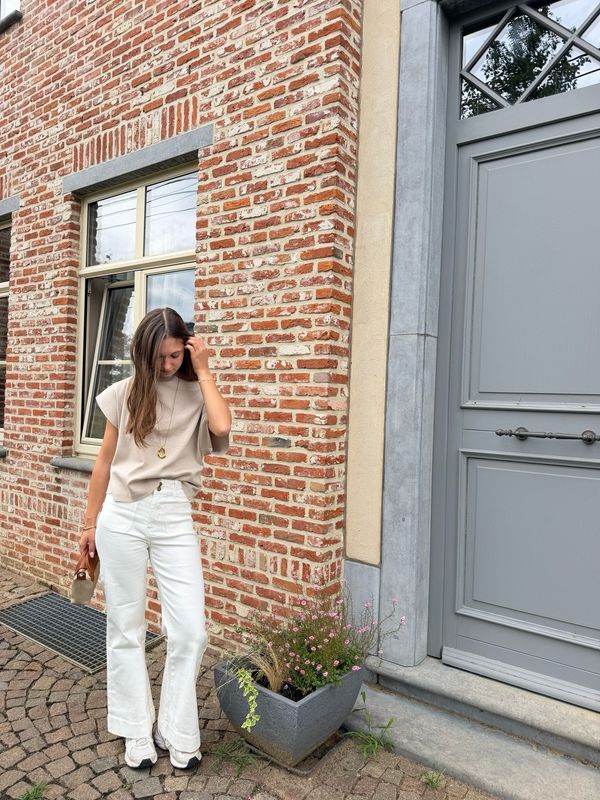 Pocket Jeans Ecru