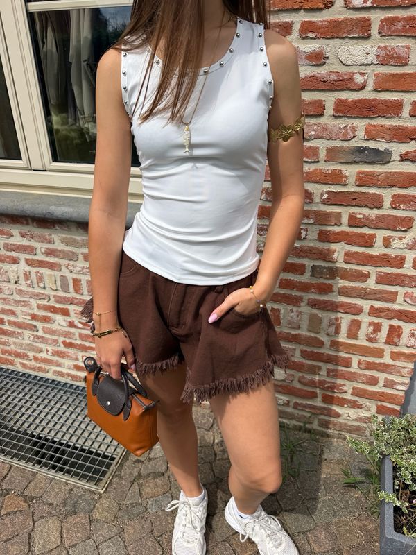 Studs Top Soft Wit