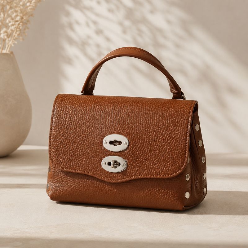 Charlotte Studs Bag Congac