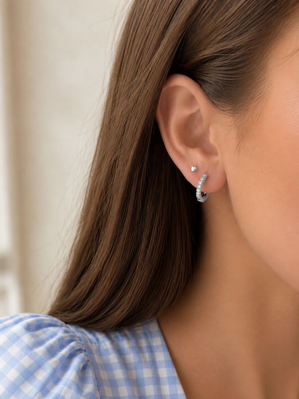 Shiny Ring Earings