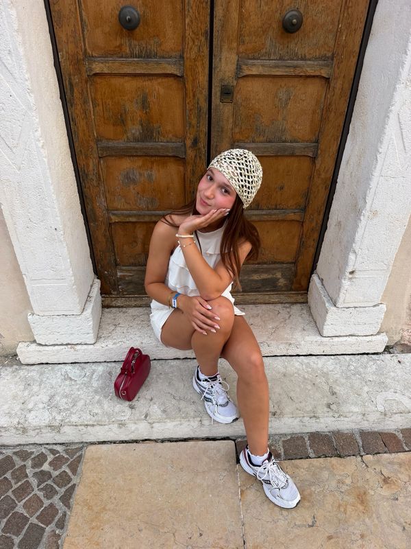 Crochet Hat Ivory