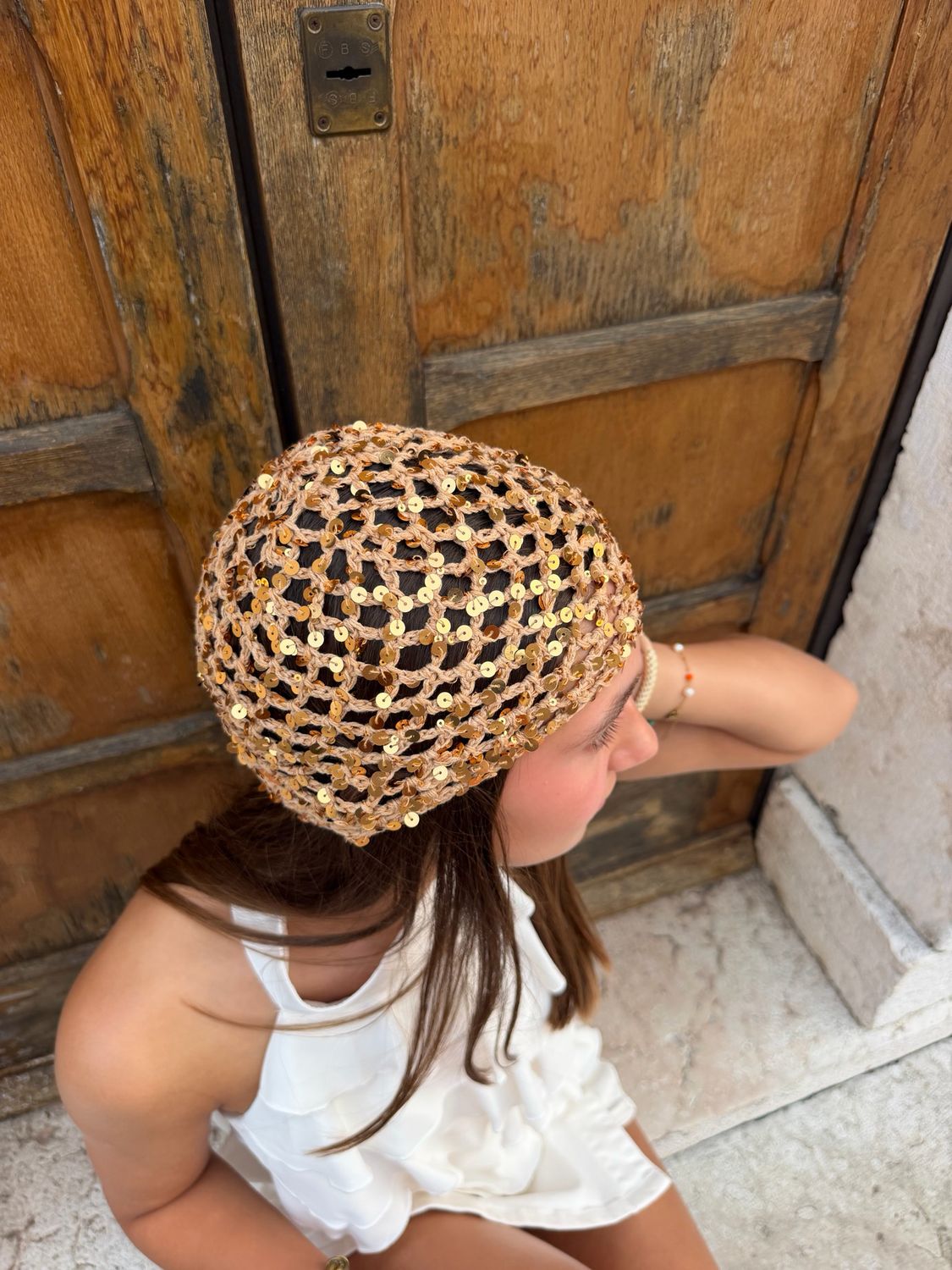 Crochet Hat Bronze