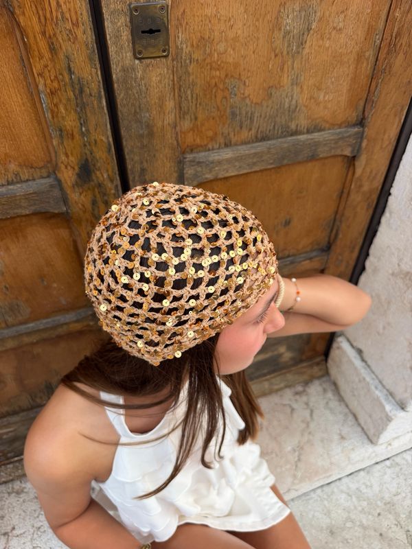 Crochet Hat Bronze