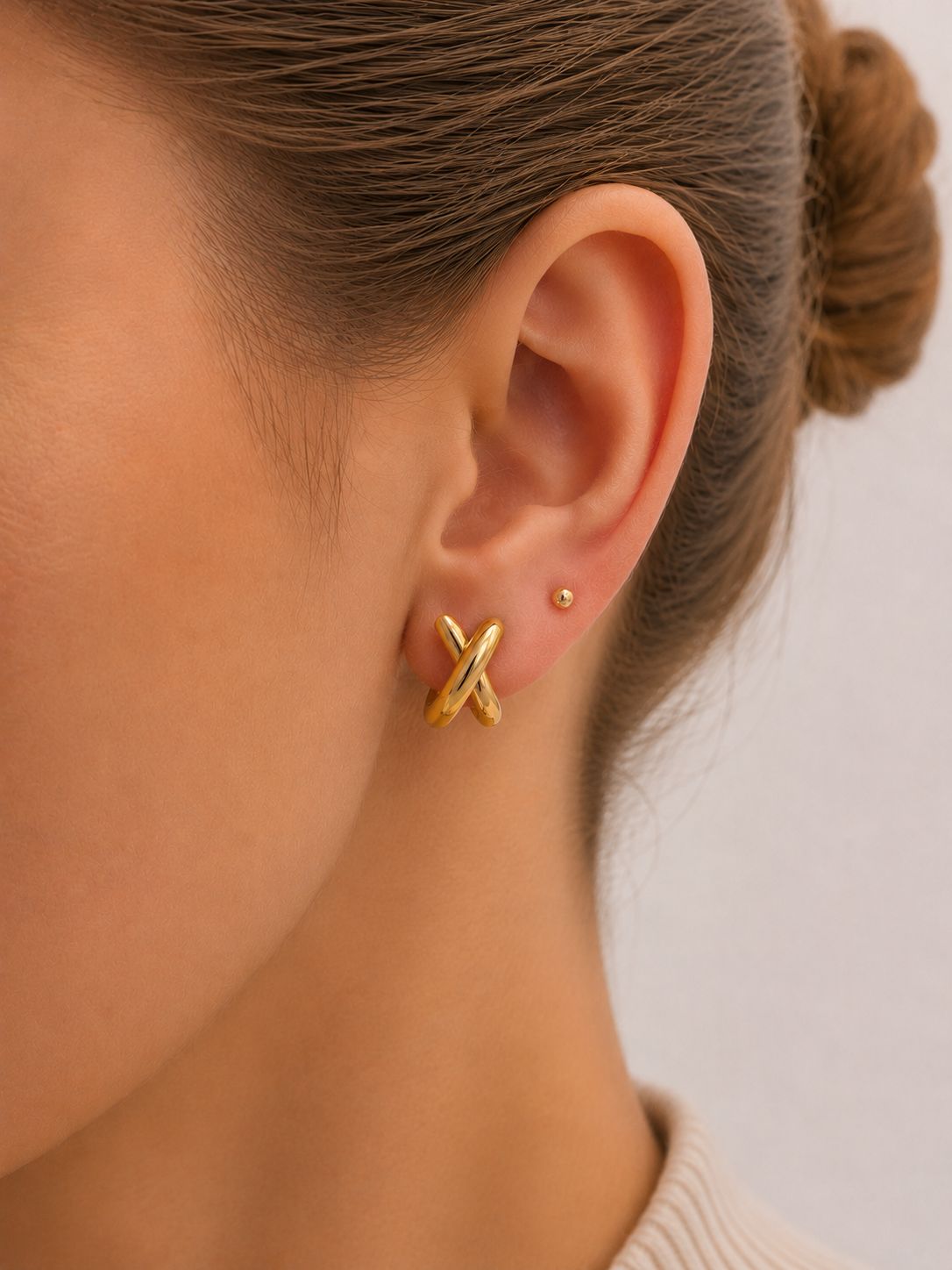 Cross Over Earings