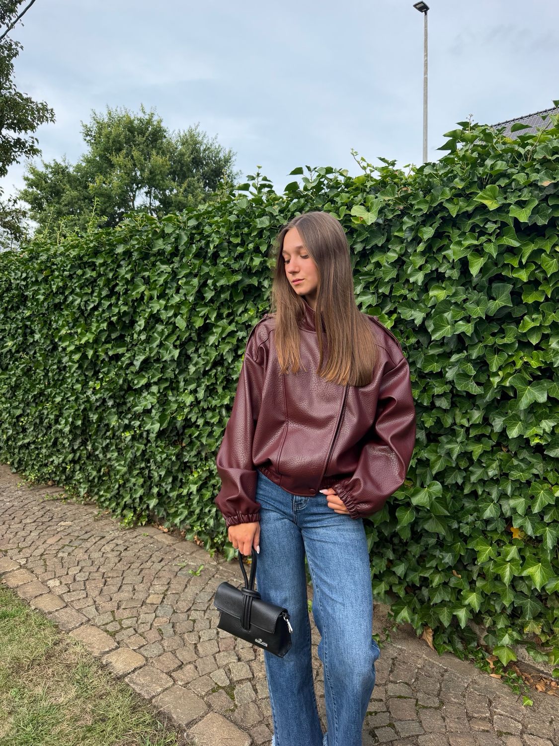 Bomber Jacket Bordeaux