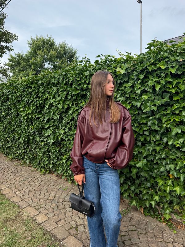 Bomber Jacket Bordeaux