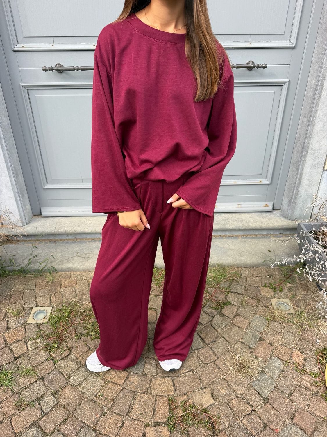 Cozy Lounge Set Bordeaux