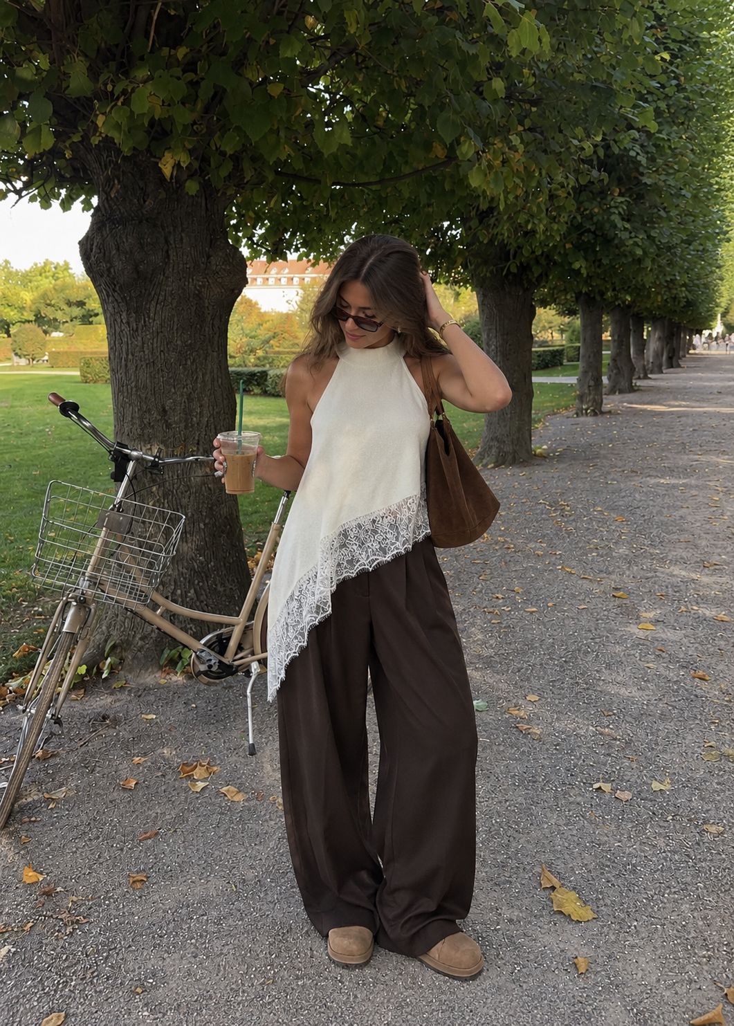 Asymmetric Lace Top