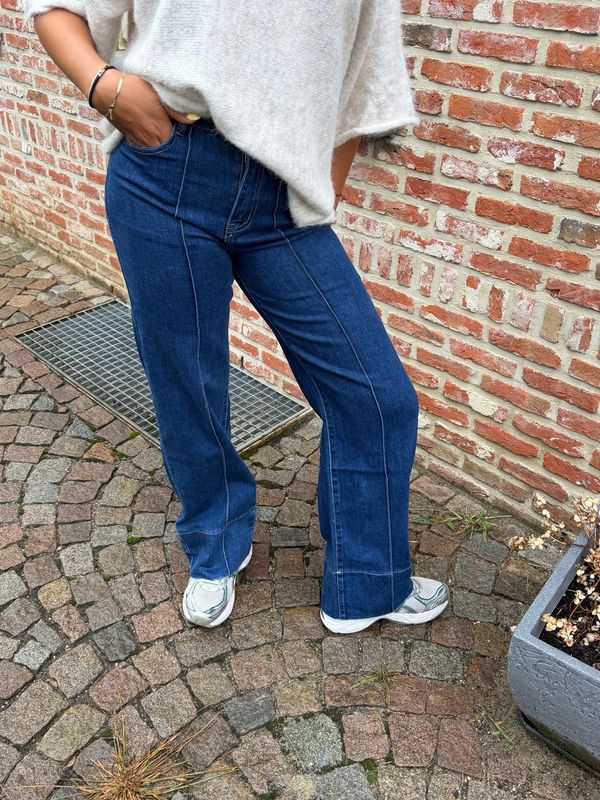 Sculpt Wide Leg jeans Dark Blue