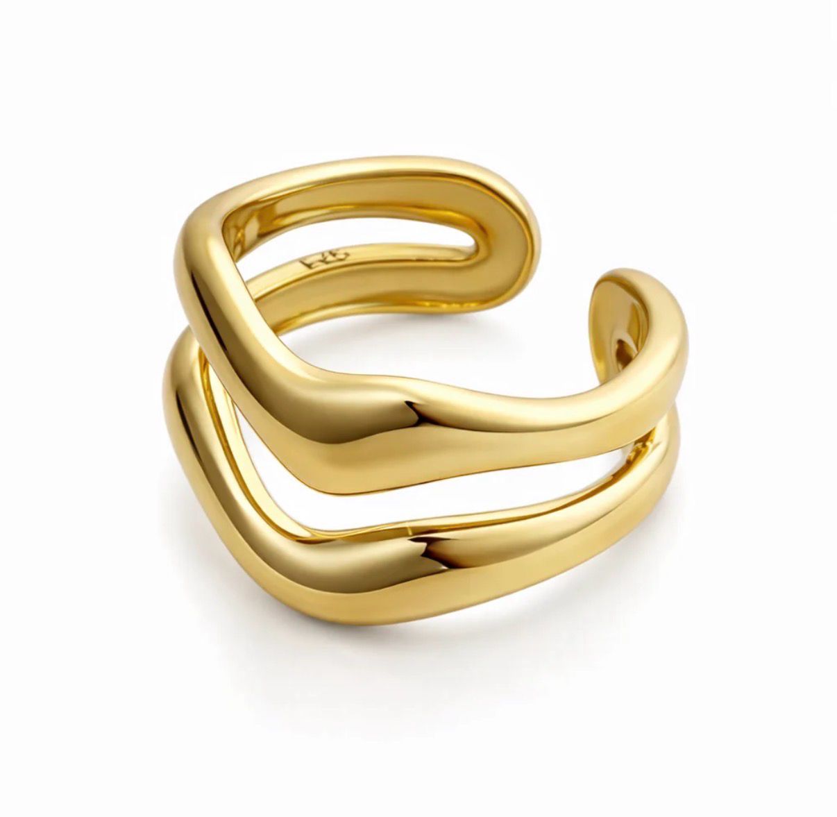 Wave Ring Gold