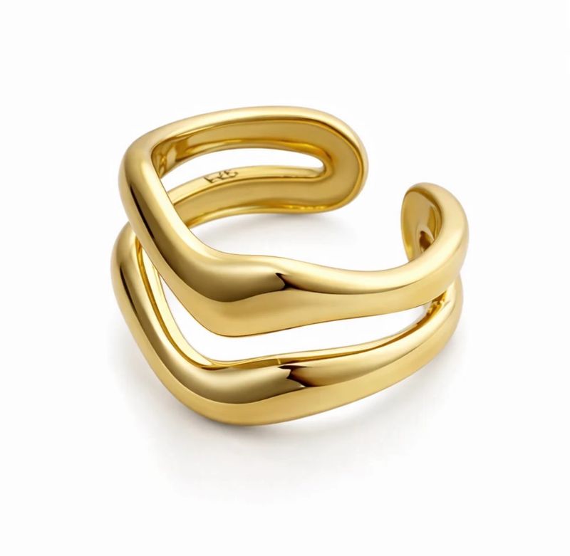 Wave Ring Gold