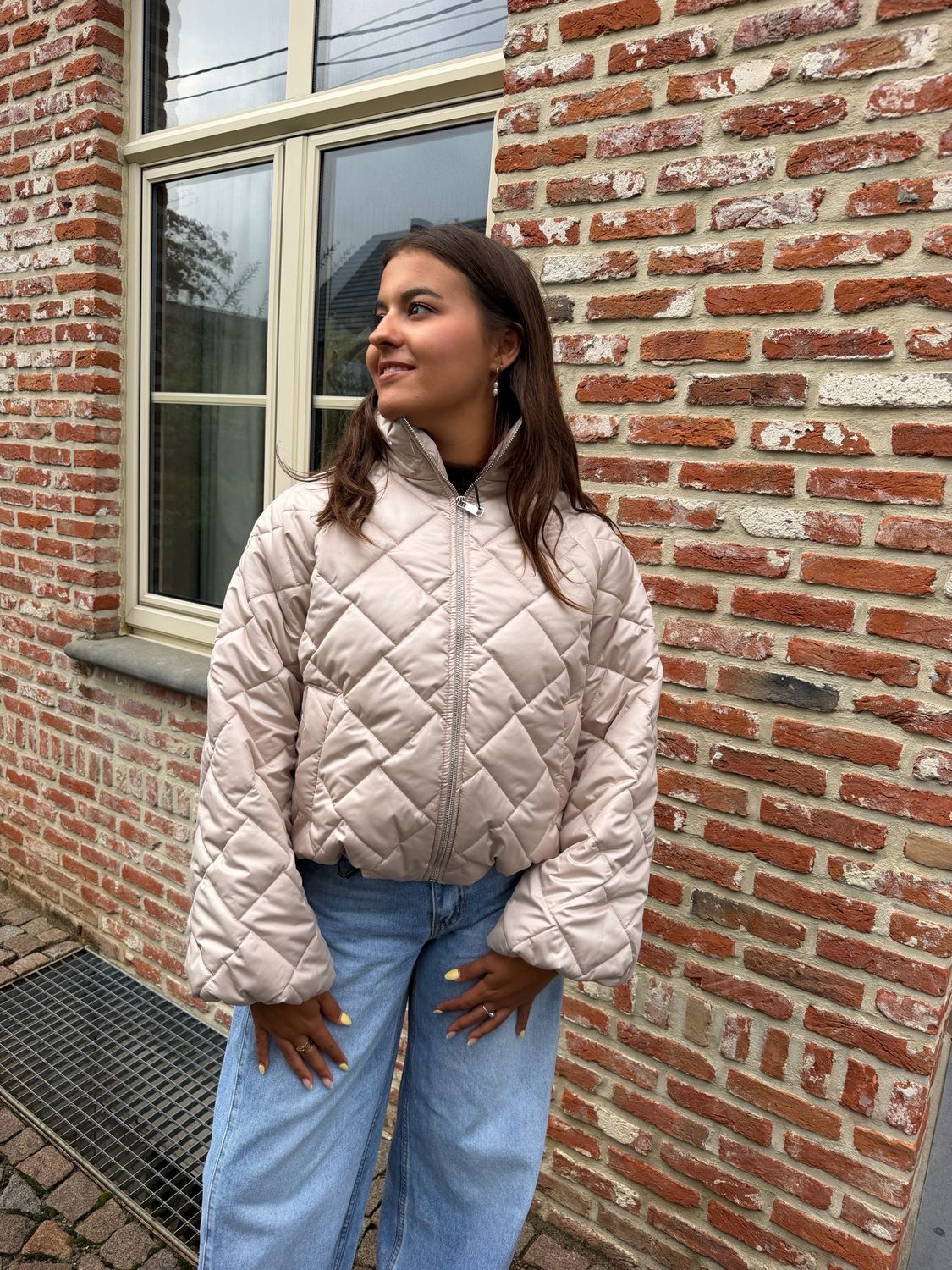 Cloud Puffer Jacket Ecru