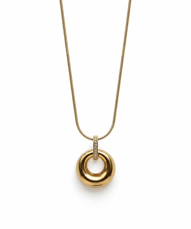 Solar Necklace Gold