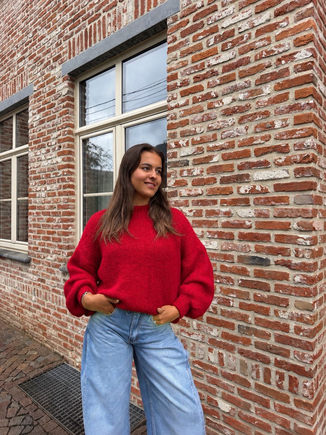 Lou Sweater Red