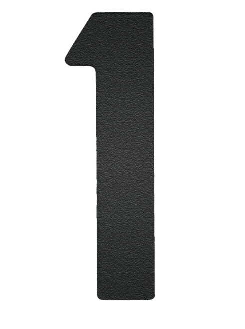 Huisnummer - ARTITEC - 120mm - zwart