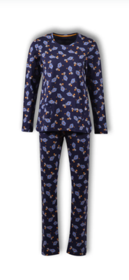 Pyjama, Woody, Dodo, Donkerblauw Pyjama, Woody, Dodo, Donkerblauw