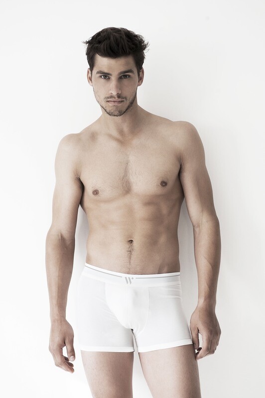 Cyclist boxershort; duopack, Woody, Wit