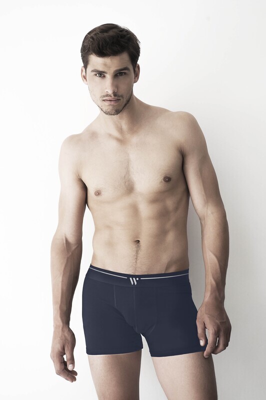 Cyclist boxershort; duopack, Woody, Marineblauw