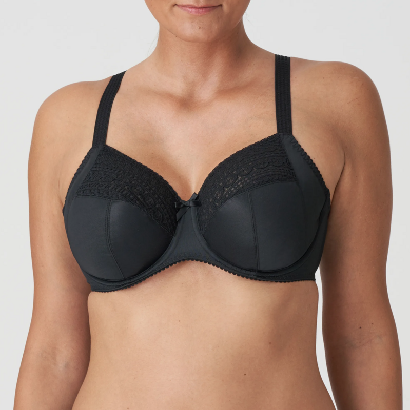 Beugelbeha; volle cup, Prima Donna, Montara, Zwart