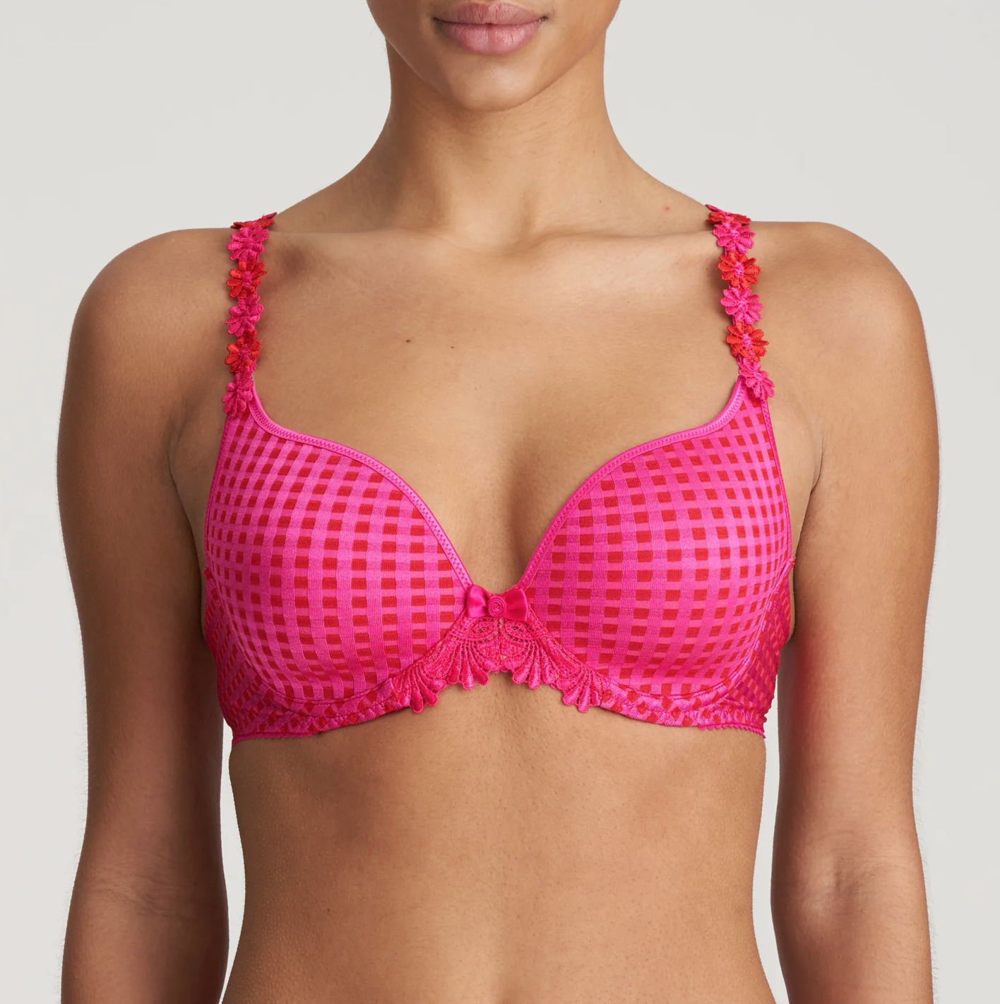 Voorgevormde beha; hartvorm, Marie Jo, Avero, Electric Pink