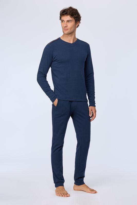 Herenpyjama, LordsxLilies, Donkerblauw