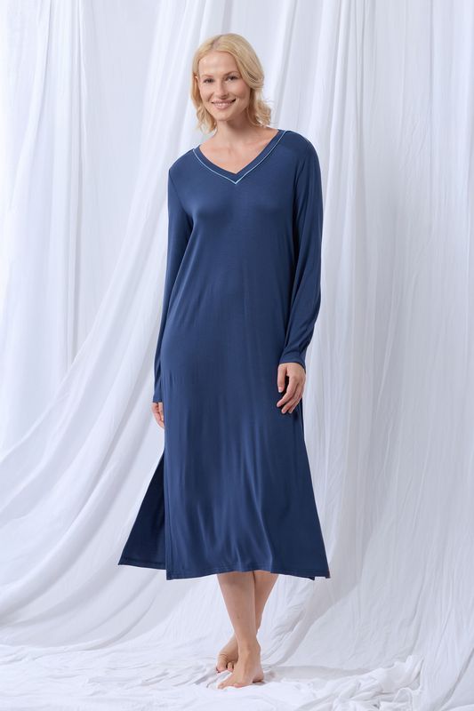 Lang nachtkleed, LordsxLilies, Donkerblauw