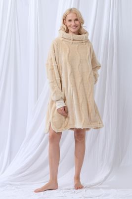 Poncho, LordsxLilies, Beige Poncho, LordsxLilies, Beige