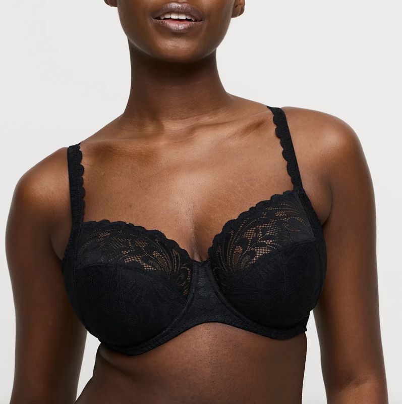 Beugelbeha; volle cup, Prima Donna Twist, Rupi, Zwart