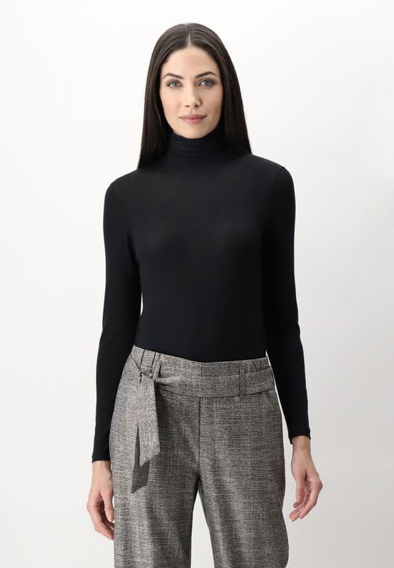 Top, cashmere, Turtle neck & lange mouwen, Oroblu, Zwart