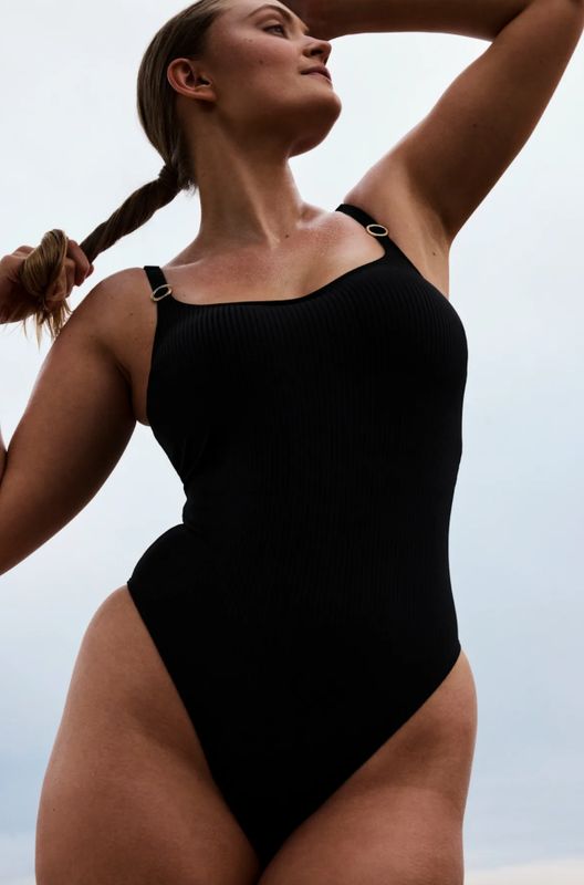 Voorgevormd badpak; zonder beugels, Prima Donna Swim, Delray, Zwart