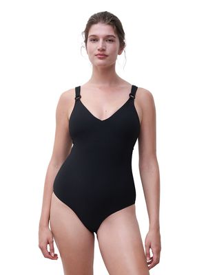 Badpak zonder beugels, licht voorgevormd, Chantelle, Zwart