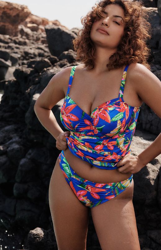 Tankinitop; volle cup, met beugel, Prima Donna Swim, Latakia, Rainforest