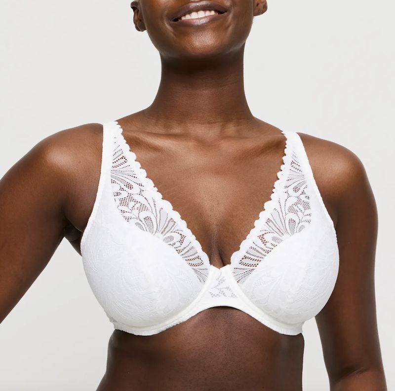 Plunge beha; halve mousse cups, Prima Donna Twist, Rupi, Natuur