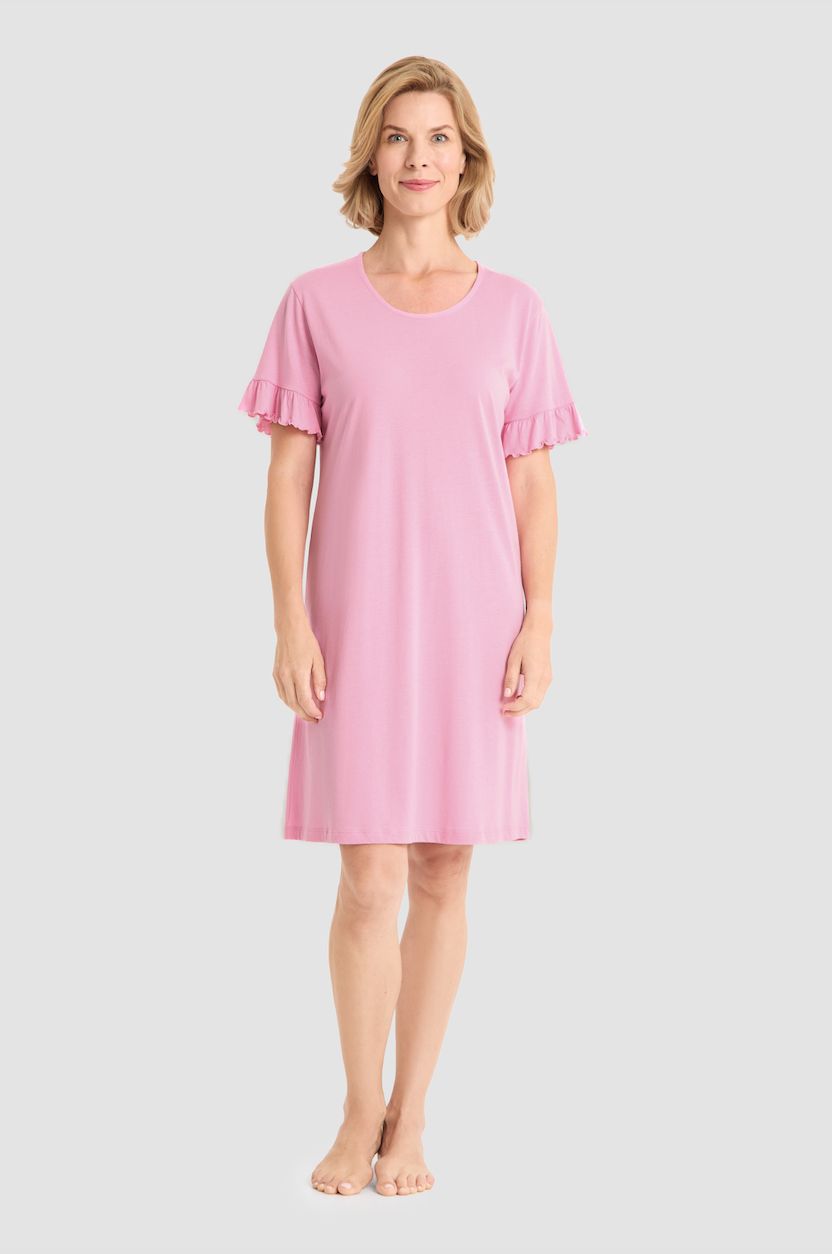 Nachtkleed, Rösch, Roze Nachtkleed, Rösch, Roze