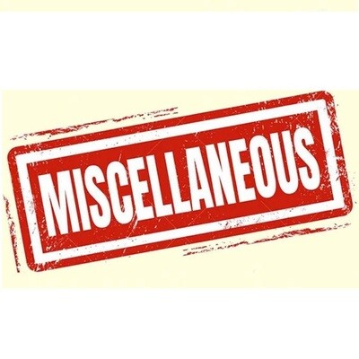 Miscellaneous (currently under construction)