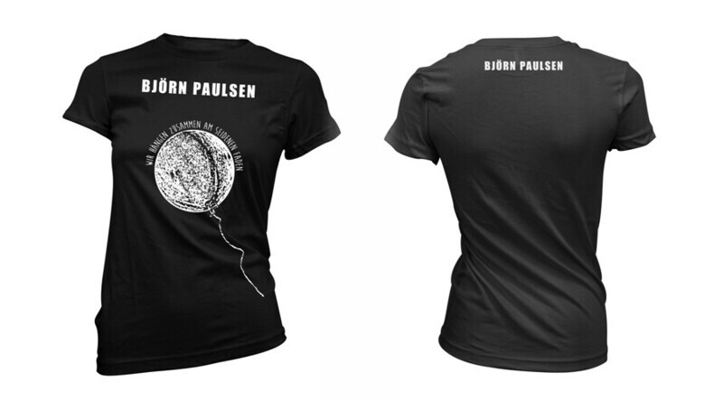 Björn Paulsen Girly T-shirt: Balloon (white)