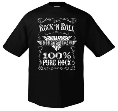 Bonfire T-shirt: 100% Pure Rock