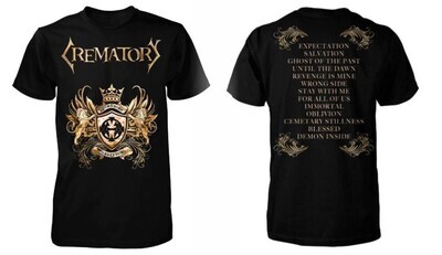 Crematory T-shirt: Oblivion Cover