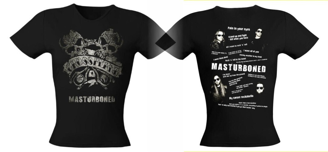 Crossplane Girly T-shirt: Masturboned