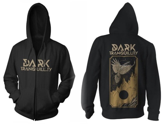 Dark Tranquillity Zip Hood: Raven